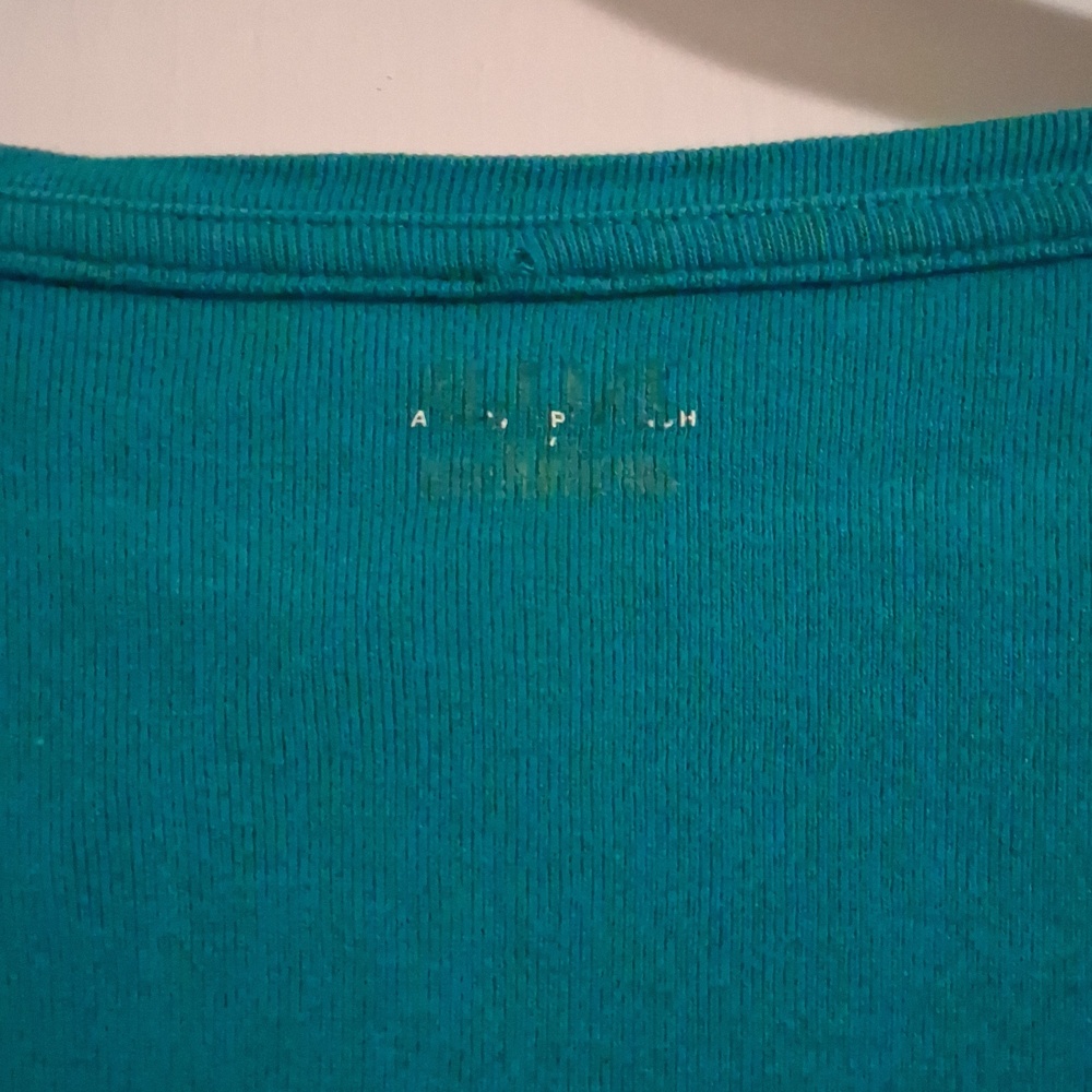a.n.a Teal V-Neck Long Sleeve Top - Picture 2 of 6